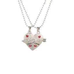 J.S ENTERPRISES Heart Shaped Pendants with Chains image 2