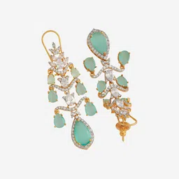 Kushal's Fashion Jewellery Contemporary Drop Earrings image 3