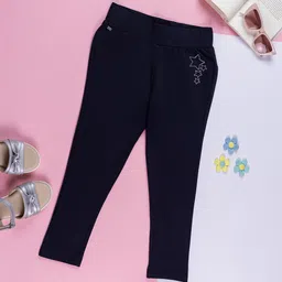 purple united kids Purple United Girls Cotton Treggings-picture-19