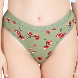 Liigne Pack Of 2 Printed Pure Cotton Mid-Rise Basic Briefs-picture-2