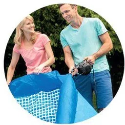 tiny tales Pool - Intex (IND*66501) 12ft Easy Set Pool With Filter Inflatable Swimming Pool image 2