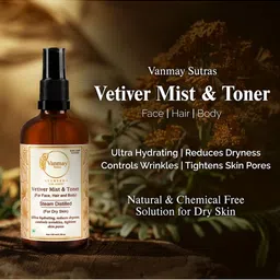 VANMAY SUTRAS Vetiver Mist & Toner- 100 ml image 4