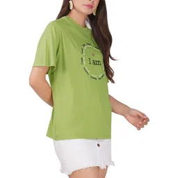 ZMAG Women Typography Printed Regular Fit T-shirt image 4