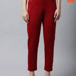 Valles365 by S.C. Women Pack Of 2 Slim Fit Trousers-picture-22