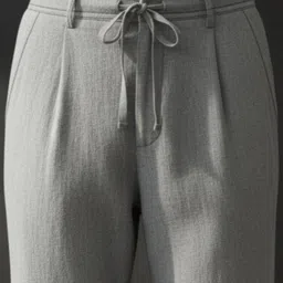 Rigo Men Relaxed Straight Leg Straight Fit Pleated Trousers image 2