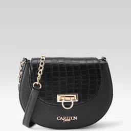 Carlton London Textured Structured Sling Bag-picture-32