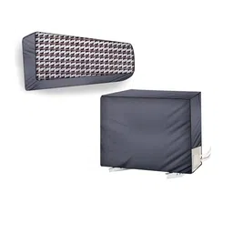 The Furnishing Tree Grey Printed Air Conditioner Cover-picture-28