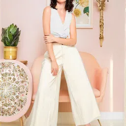 Istyle Can Blouson Crop Top image 2