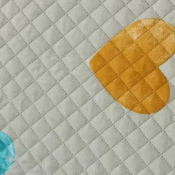 HOUSE OF QUIRK Green 1 Seater Printed Sofa Cover With Arms image 3