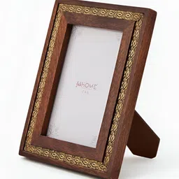 Fabindia Brown & Gold-Toned 1 Pieces Wood Table Photo Frames-image-97