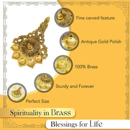 Ekhasa Panch Aarti Diya For Pooja & Aarti Pooja Essentials image 2