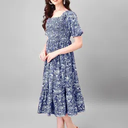 Raiyani Fashion Print Fit & Flare Maxi Dress image 2
