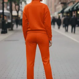 MACK JONNEY Women Full Sleeve Half Zipper Tracksuits image 2