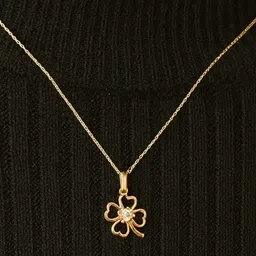 Tipsy closet Gold-Plated Floral Necklace image 5