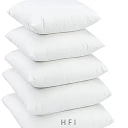 anand creative store Polyester Fibre Cushion Pack of 5 Solid image 2