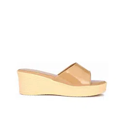 SHOE LAB Open Toe Wedge Heels image 4