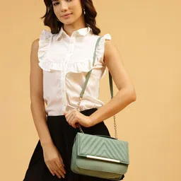 Springberry Structured Sling Bag with Quilted-picture-31