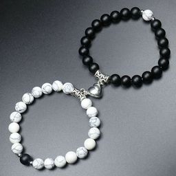 J.S ENTERPRISES Stainless Steel Set Of 2 Elasticated Bracelet-picture-19