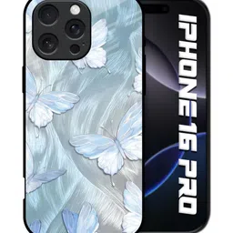 QRIOH Floral Printed iPhone 16 Pro Back Case Mobile Accessories-picture-21
