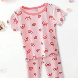 FOREVER FRIDAY Girls Printed Top with Pyjamas-image-14