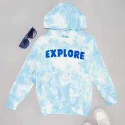 Pantaloons Junior Boys Alphanumeric Printed Hooded Sweatshirt-picture-21