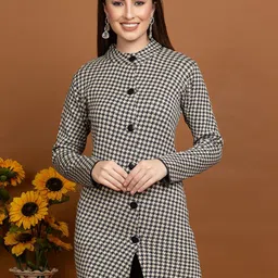 Anouk Women Checked Cardigan-picture-14