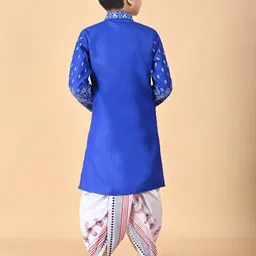 TAKE STYLE Boys Blue Kurta Sets image 3