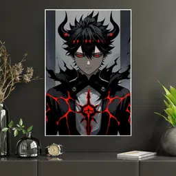 art recall Black Clover Wall Poster Anime Poster For Wall Photographic Paper image 3