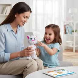 snm97 Talking Tom Cat Toy For Kids Intelligent Speaking Repeats & Music_624 image 2