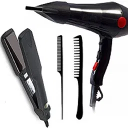 RK INDIA Hair Dryer 2000 Watts 329 Hair Straightener with 2 Tail Combs Combo Hair Dryer-image-98