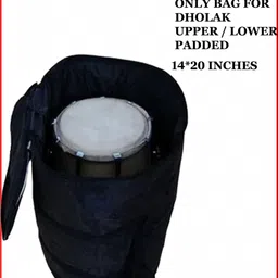 musiking DHOLAK COVER WITH TOP BOTTOM PADDED A38 Drum Bag image 1