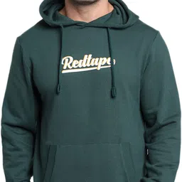 red tape Men Full Sleeve Graphic Print Hooded Sweatshirt-picture-25