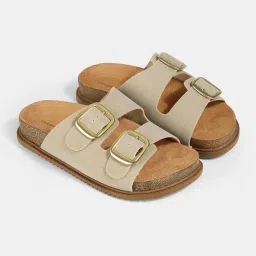 Lemon & Pepper Women Grey Cork Sandals-picture-31
