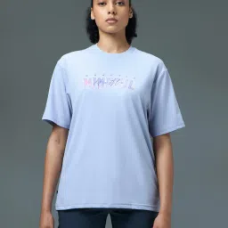 Technosport Women Blue Typography Round Neck T-Shirt-picture-40