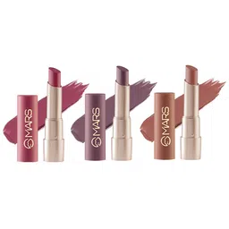 MARS Creamy Set Of 3 Bullet Lipstick-3.2g Each-Love Lavani13-Sinful Salsa14-Jazzy Jhumar15 image 3