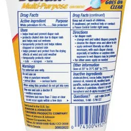 Desitin Skin Protectant and Diaper Rash Ointment Multi-Purpose With Vitamins A & D, Travel Size, 3.5. Oz Tube image 2