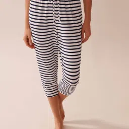 La Vie En Rose Nautical Stripe Super Soft Pajama Capris-image-15
