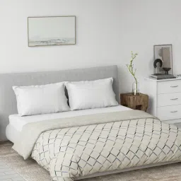 Ddecor Live Beautiful Primary Collection Reversible Queen Dohar- Blue-image-59