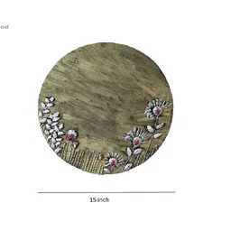 disoo fashions Gold Engineered Wood Wall Art image 2