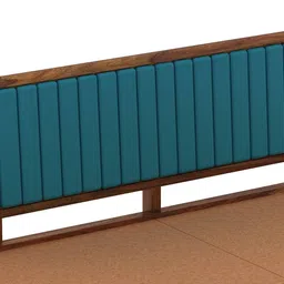 vintage home Boho Bliss Solid Wood King Size Non Storage Bed in Provincial Teak Finish image 3