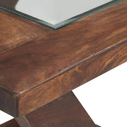 woodenmood Etha Solid Wood Side Table in Provincial Teak Finish image 3