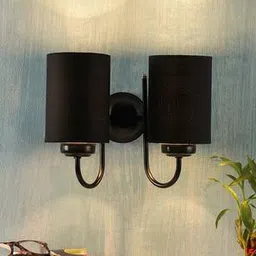 devansh Scott Black Fabric Wall Light-picture-10