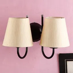 devansh Webb Off White Fabric Wall Light-picture-10