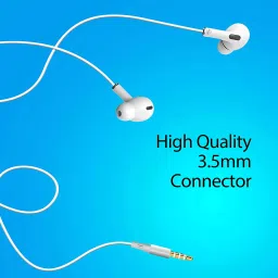 ZEBRONICS Zeb Tulip Wired Earphone with Mic (In Ear, White) image 5