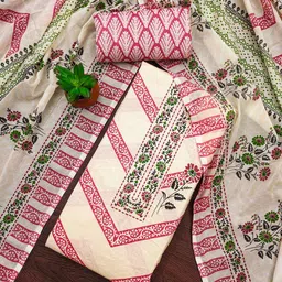 Rangtulika Ethnics Floral Printed Unstitched Dress Material-image-51