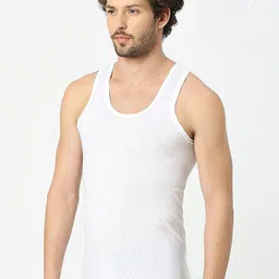 CAVENDERS Pack Of 3 Pure Cotton Scoop Neck Gym Vests C1=-=SWIFT----==3- ---85-picture-41