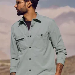 andamen Casual Men Woven Overshirt-picture-27