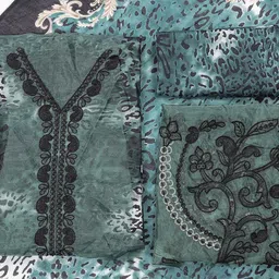 NAY Printed Pure Cotton Unstitched Dress Material image 2