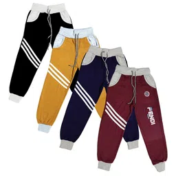 BAESD Boys Pack Of 4 Printed Joggers-picture-35