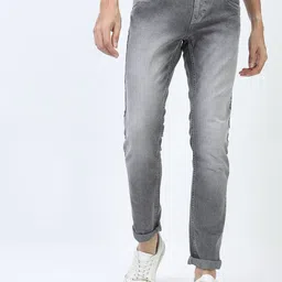HIGHLANDER Men Slim Fit Light Fade Stretchable Jeans image 1